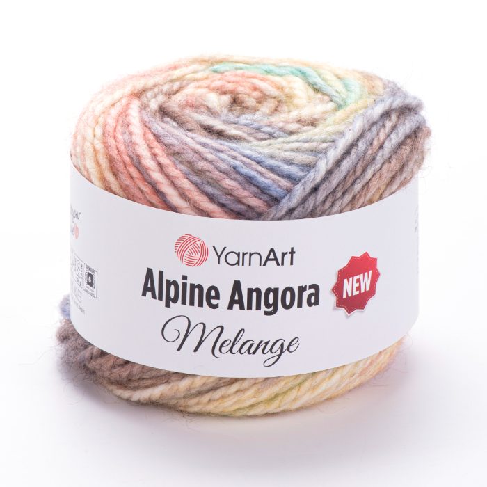 YARNART ALPINE ANGORA MELANGE NEW